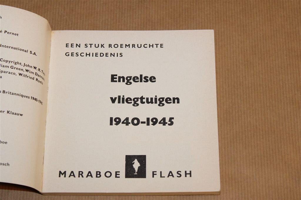 Engelse Vliegtuigen 1940-1945 — Maraboe 33 [1963], Verzamelen, Luchtvaart en Vliegtuigspotten, Gebruikt, Schaalmodel, -, -