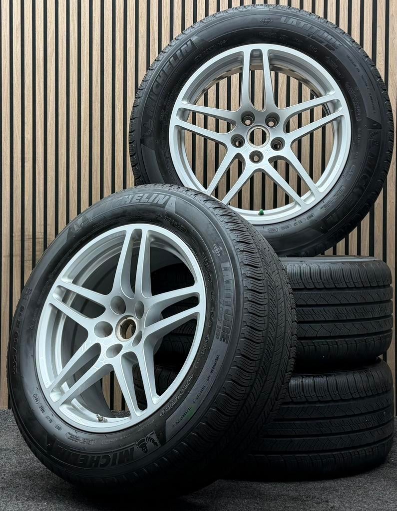 Originele 18 inch Porsche Macan 5x112 Breedset Michelin NO, Auto-onderdelen, Banden en Velgen, Ophalen, 18 inch, ., Banden en Velgen