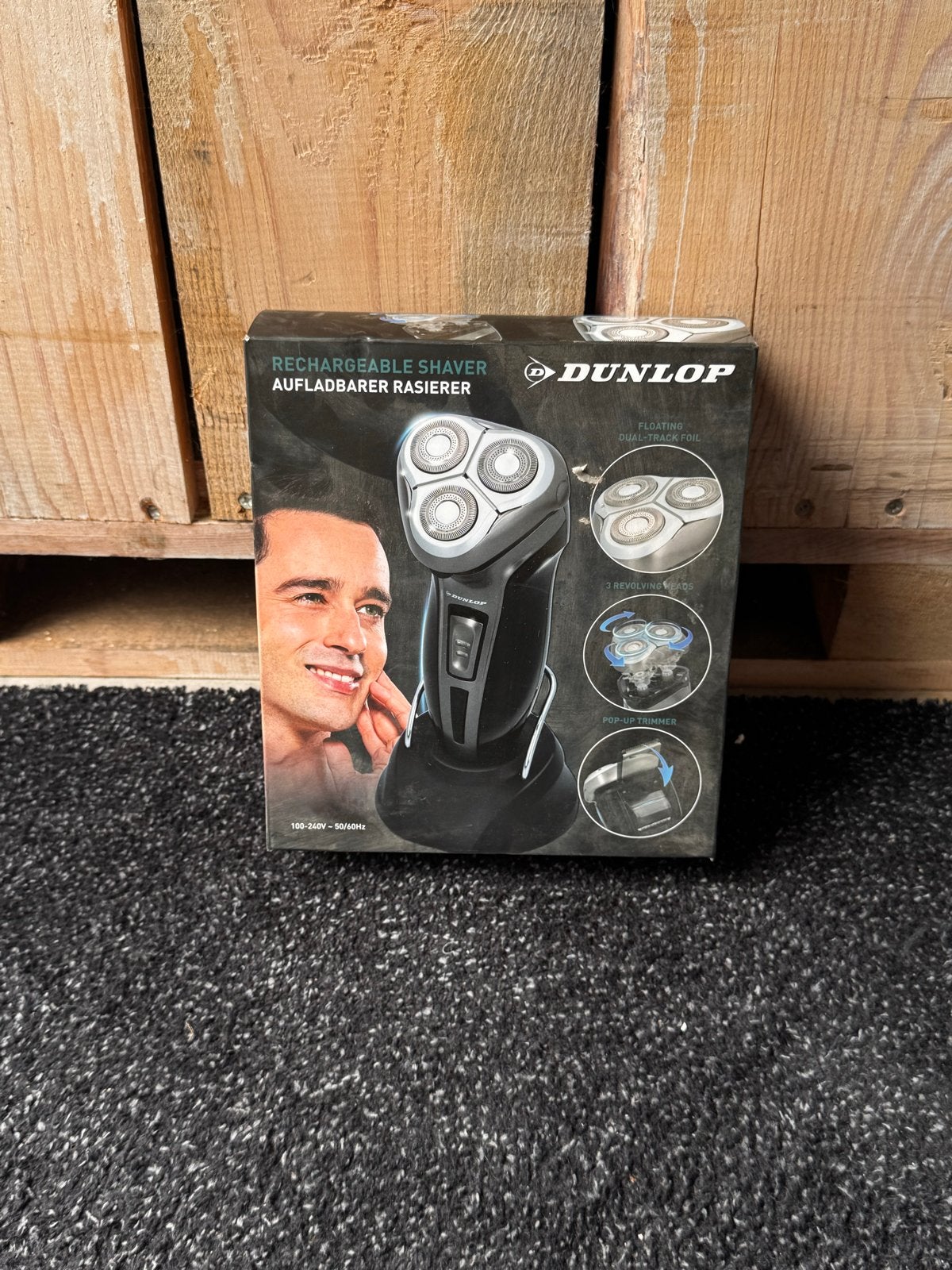Dunlop Oplaadbaar Scheerapparaat - Nieuw in Doos, Ophalen of Verzenden, Nieuw, Scheren en Epileren