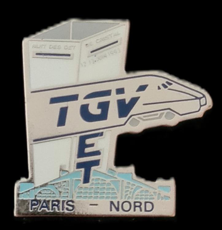 TGV ET Paris - Nord pin, Verzenden, Nieuw, Transport, Speldje of Pin