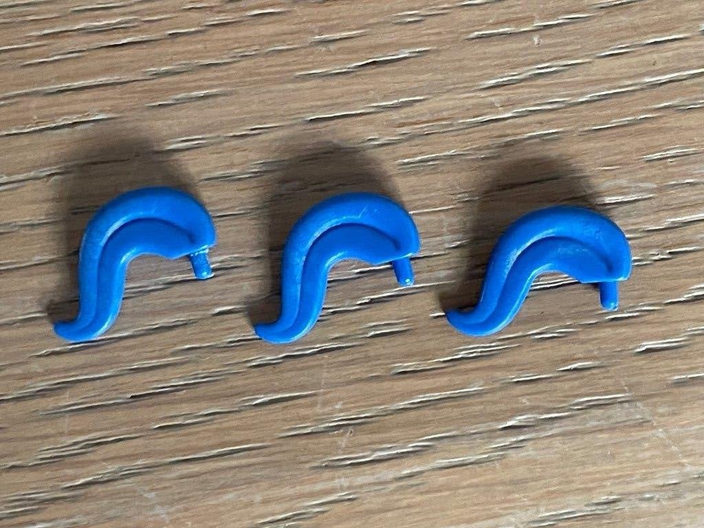 Lego blauwe pluimen voor ridders, Gebruikt, Lego, Accessoire, Ophalen of Verzenden