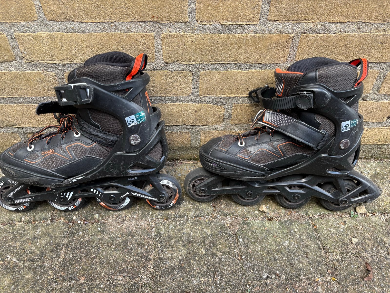 Oxelo Inline Skates - Maat 35-38, Gebruikt, Heren, Inline skates 4 wielen, Ophalen