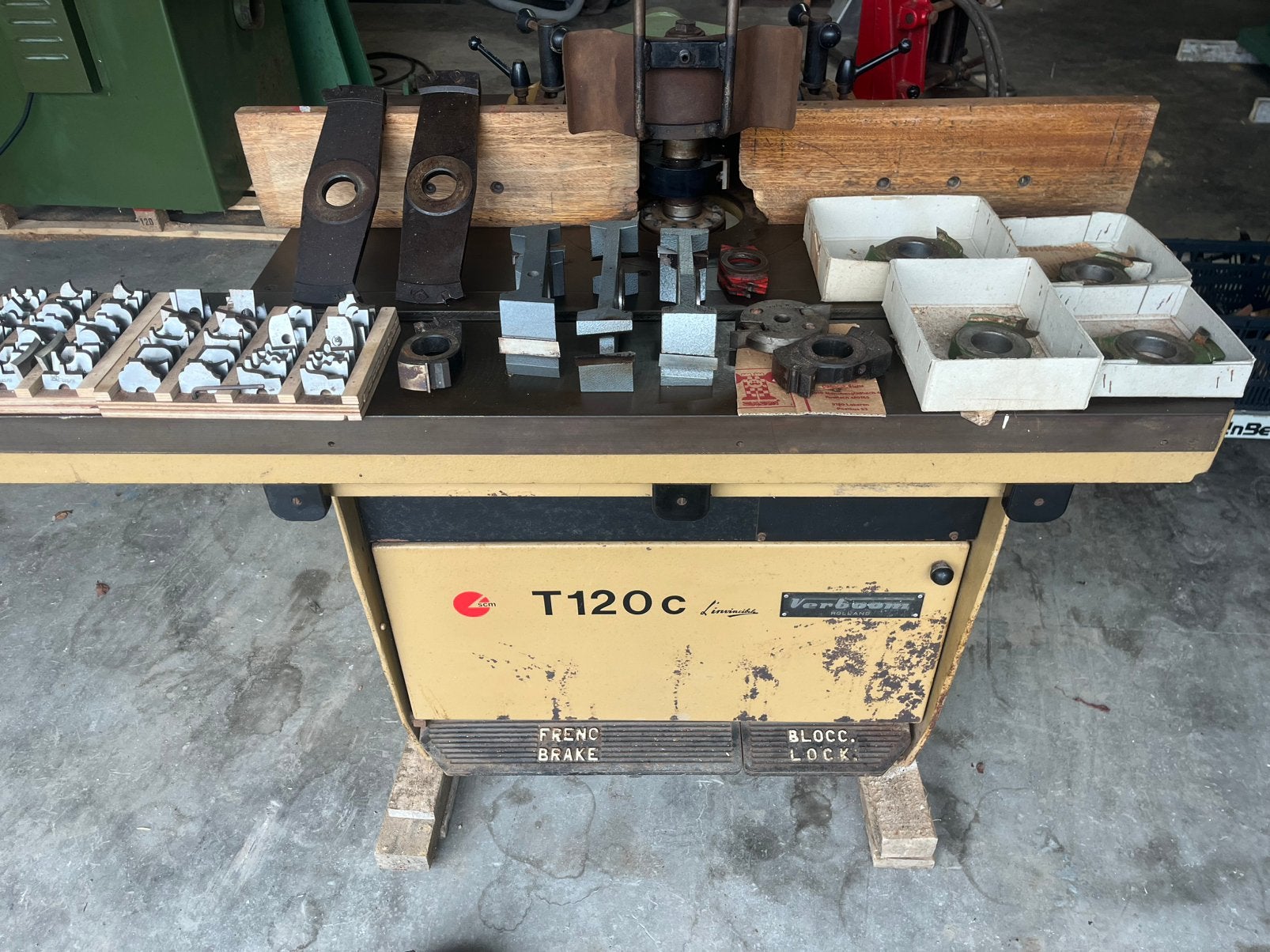 Professionele SCM T120C freesmachine + Letiz freeskoppen, Ophalen, Gebruikt, Overige soorten, SCM