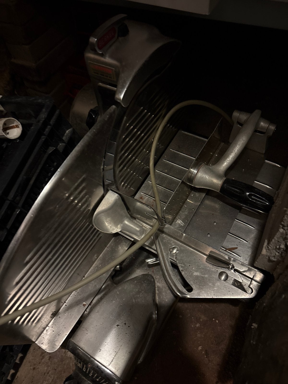 Goed werkende Berkel snijmachine, Ophalen of Verzenden, Gebruikt