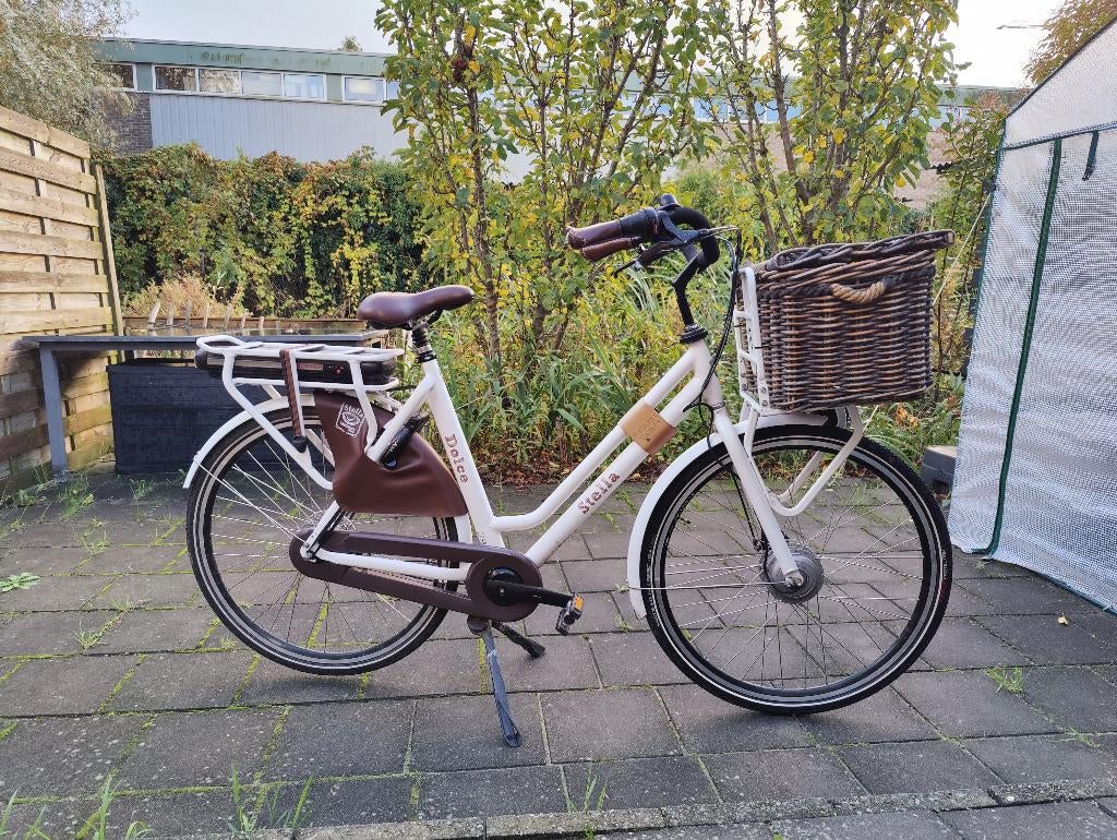Stella Dolce elektrische transportfiets met 522 wh accu, Fietsen en Brommers, Elektrische fietsen, Ophalen, Gebruikt, 50 km per accu of meer