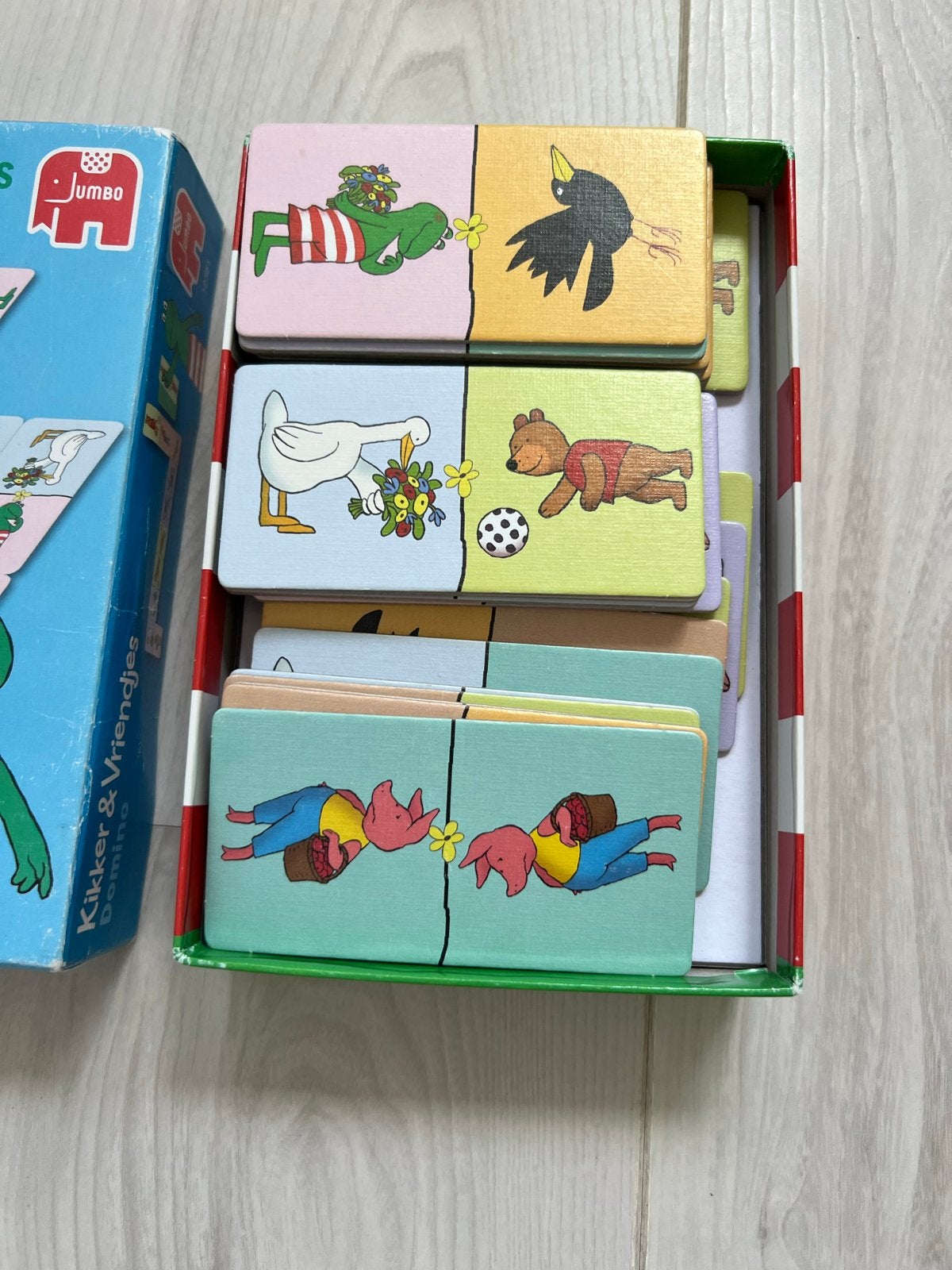 Kikker & Vriendjes Domino - Jumbo, Een of twee spelers, Ophalen, Gebruikt