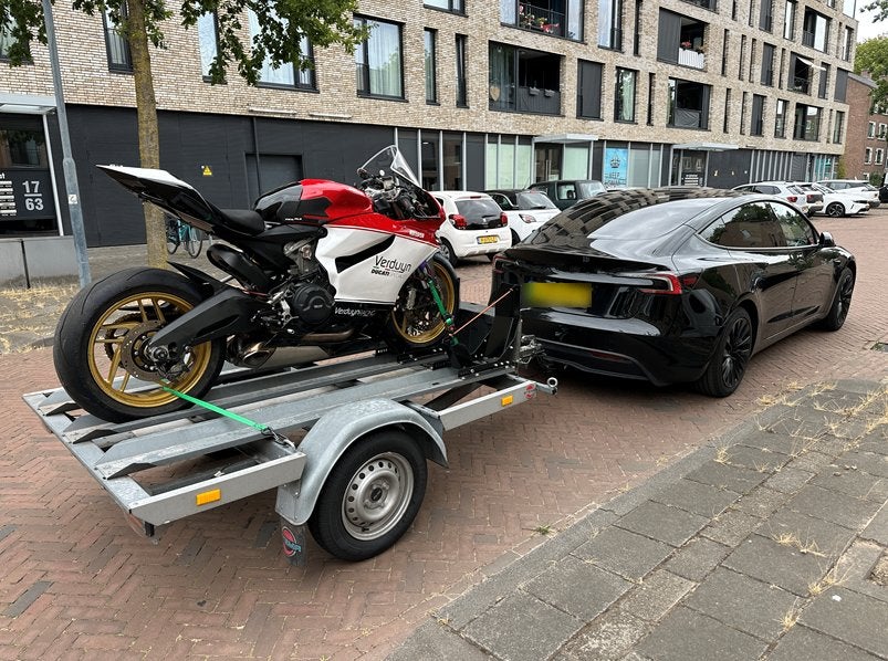 Motortrailer huren - 750kg - Stema, Ophalen, Zo goed als nieuw
