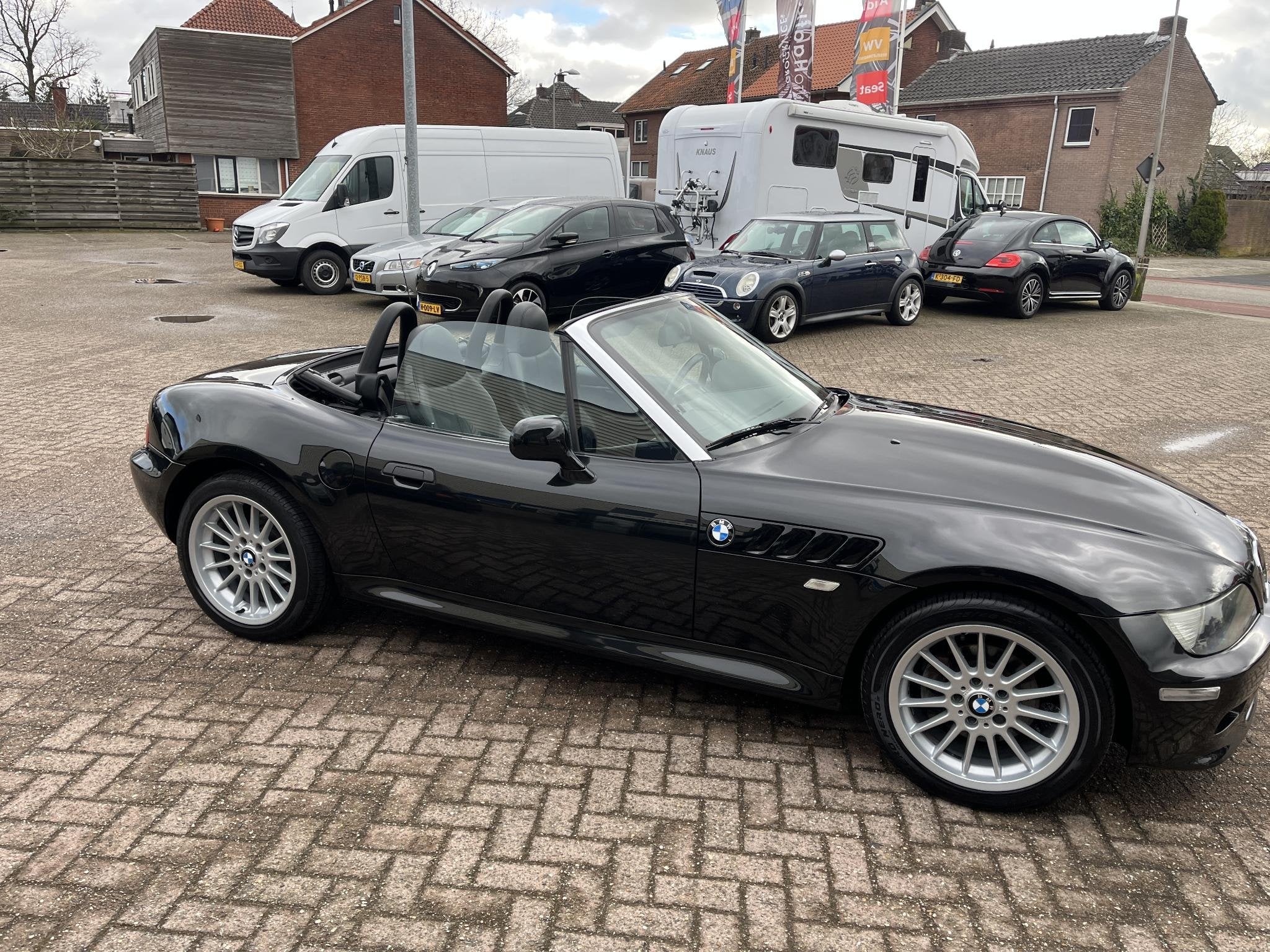 BMW Z3 Roadster 2.2i Sport Line 6 cilinder handgeschakeld, U, 2171 cc, Achterwielaandrijving, Gebruikt, Zwart