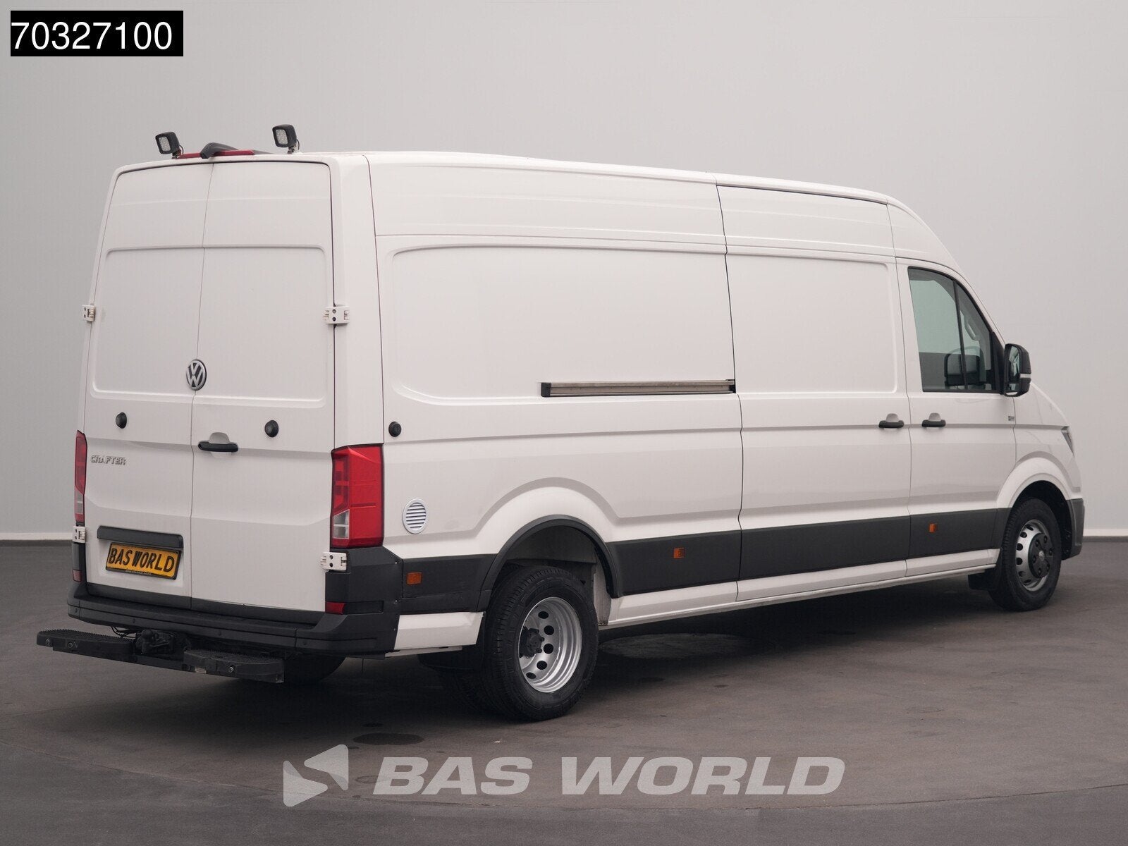 Volkswagen Crafter 177pk Automaat Dubbellucht L4H3 ACC Navi, Auto's, Stof, Gebruikt, Euro 6, 4 cilinders