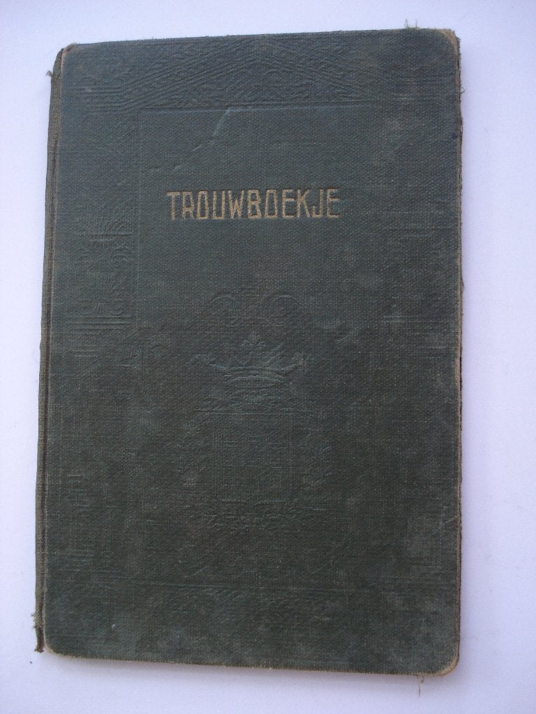 oud document trouwboekje Antwerpen Utrecht verzenden, Ophalen, Gebruikt