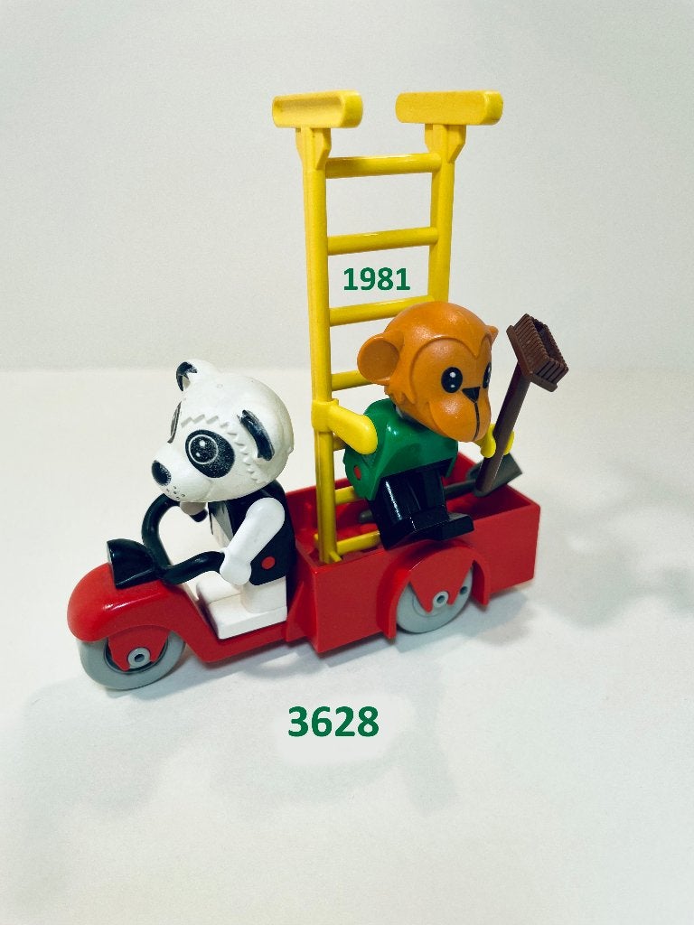 Lego Fabuland 3628 Glazenwassers Panda & Aap, Overige thema's, Lego, Compleet, Ophalen of Verzenden