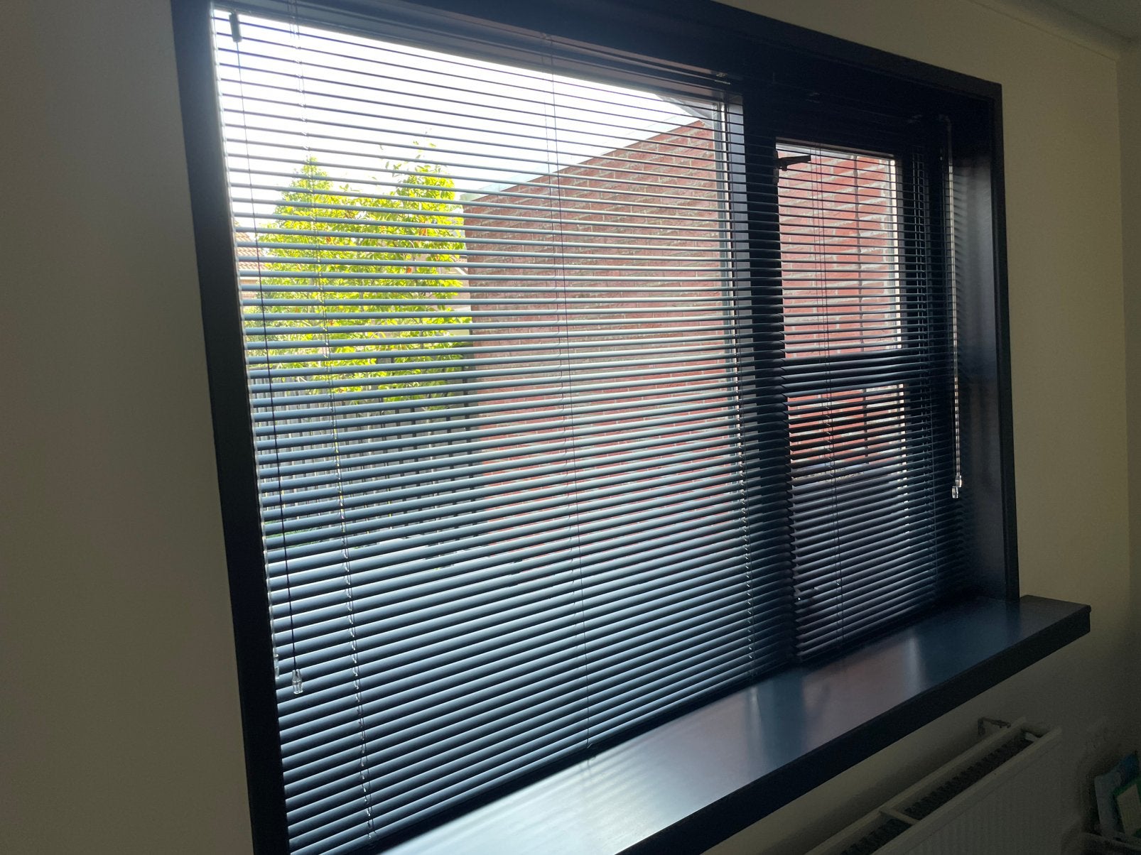 Multisol raamdecoratie 2 delen, Huis en Inrichting, Ophalen, Gebruikt, Grijs, 130 cm