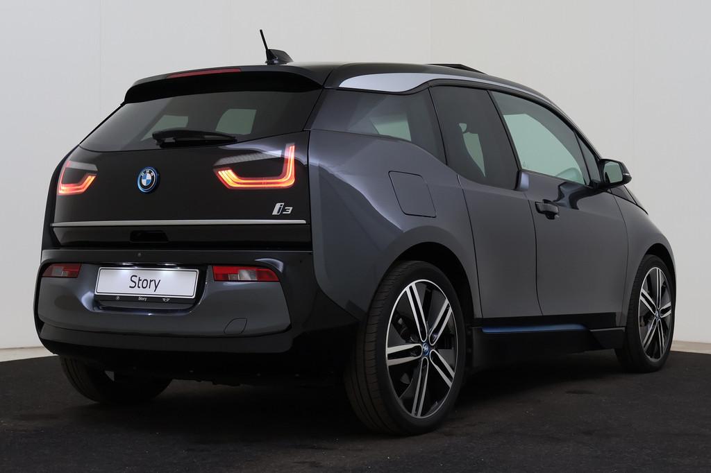 BMW i3 Executive Schuif-kanteldak / Comfort Access / Achteru, Auto's, BMW, Met garantie (alle), 170 pk, Zilver of Grijs, 359 km