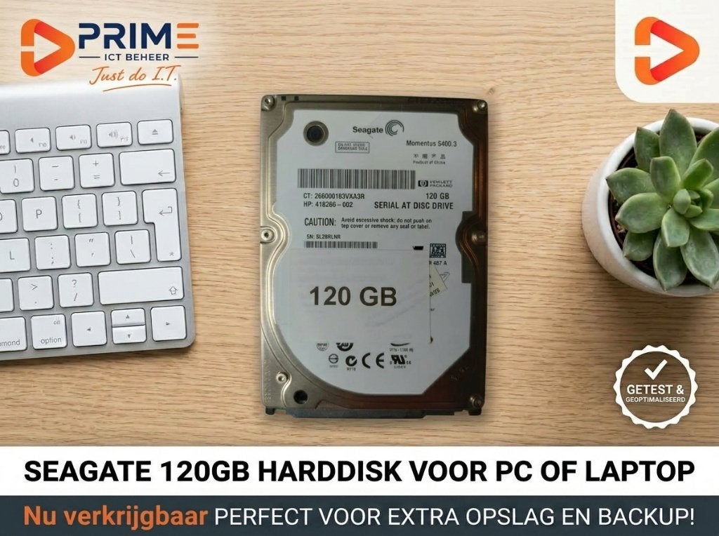 Diverse A merken 120GB 2,5" HDD, Computers en Software, Intern, Seagate, Toshiba, HGST, Western Digital, Verzenden, Seagate