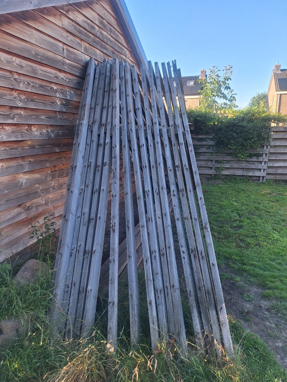 16 houten spanten, Ophalen, Steen of Klei, 15 m² of meer