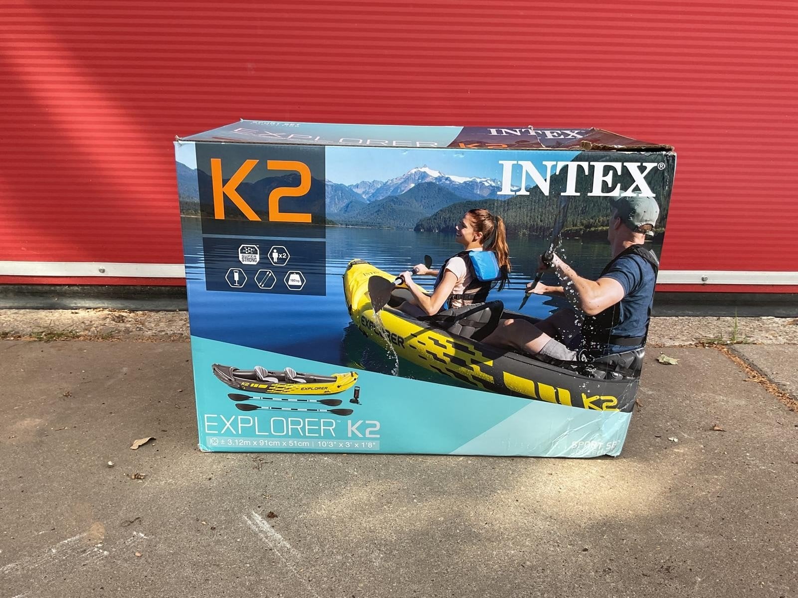 Intex Explorer K2 Opblaasbare Kajak - Sport Set, Ophalen, Opblaasbaar, Kajak, Nieuw