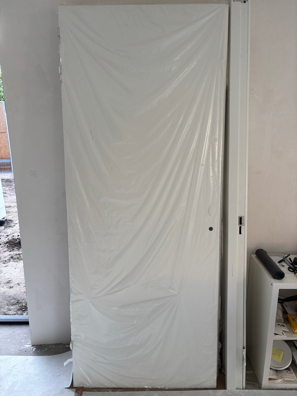 Berkvens Binnendeuren stomp Kristalwit, Ophalen, 80 tot 100 cm, 215 cm of meer, Binnendeur