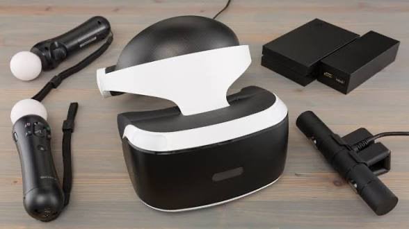 PlayStation VR Headset met Controllers en Alle Kabels, Ophalen, Gebruikt, VR-bril, Sony PlayStation