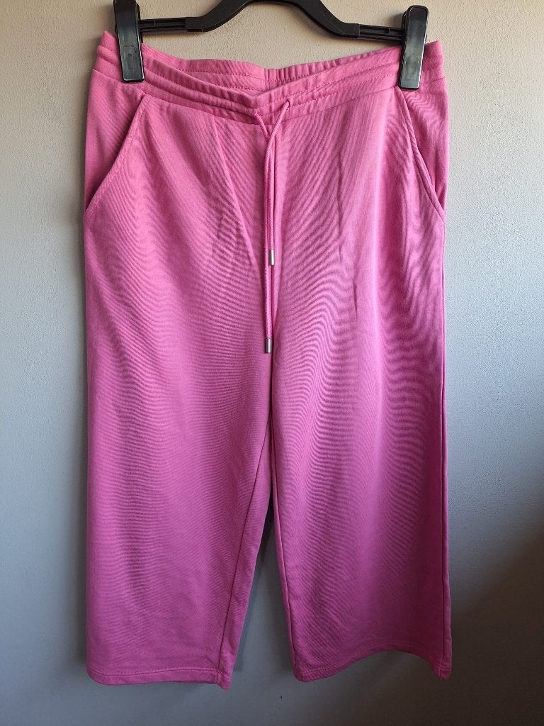 Nieuwe roze 3-kwart stretch sweat tregging, maat M/L, Maat 38/40 (M), Nieuw, Ophalen of Verzenden, Driekwart