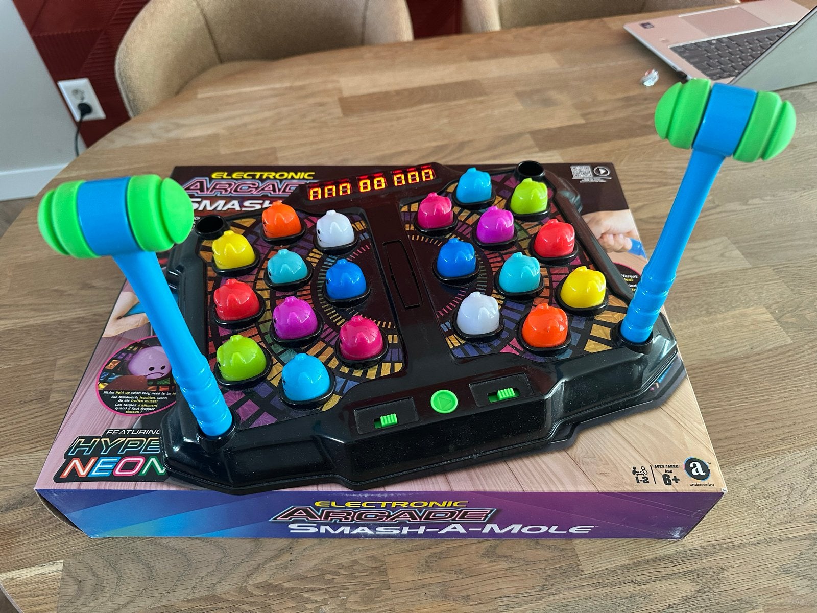 Electronic Arcade Smash-A-Mole spel, Ophalen, Zo goed als nieuw, Jongen of Meisje