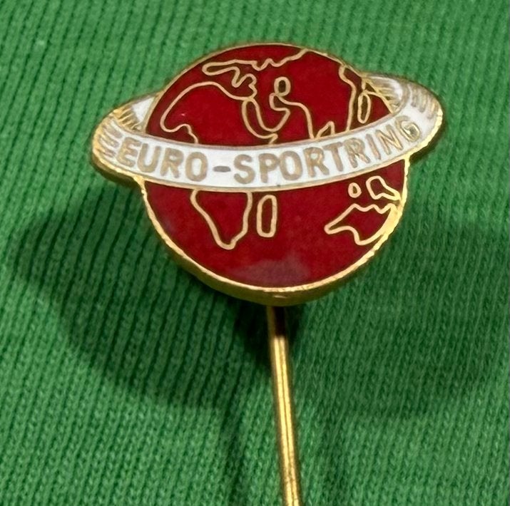 Speldje Euro sportring emaille, Ophalen of Verzenden, Zo goed als nieuw, Overige onderwerpen