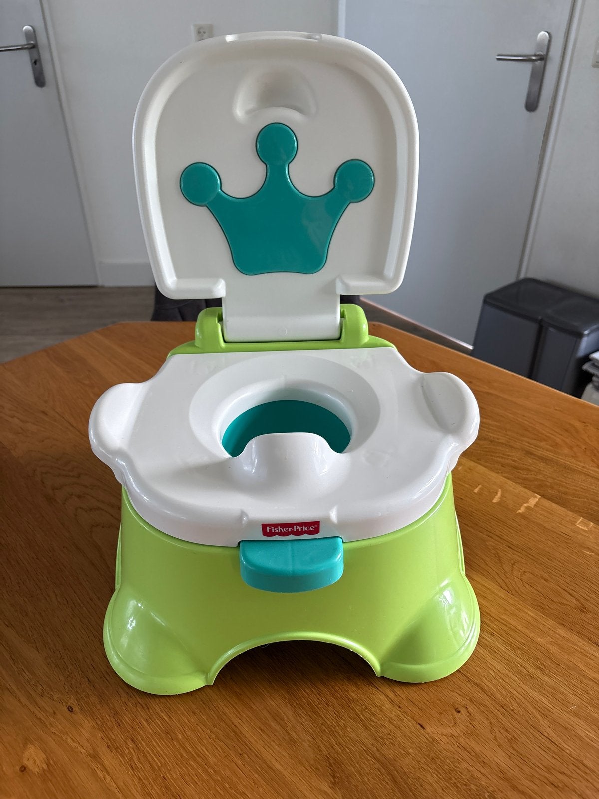 Fisher-Price Potje met geluid - Zo goed als nieuw, Ophalen of Verzenden, Zo goed als nieuw, Overige typen, Met geluid