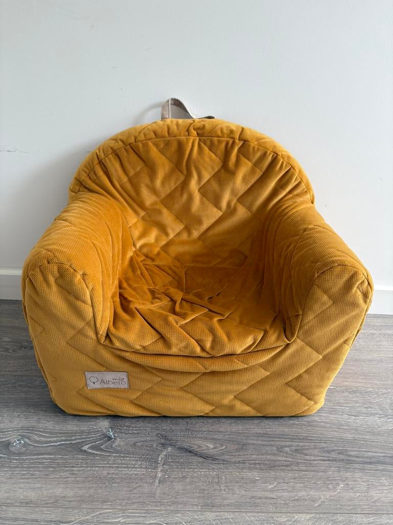 Albero Mio Velvet kinderfauteuil, Ophalen of Verzenden, Zo goed als nieuw, Overige typen