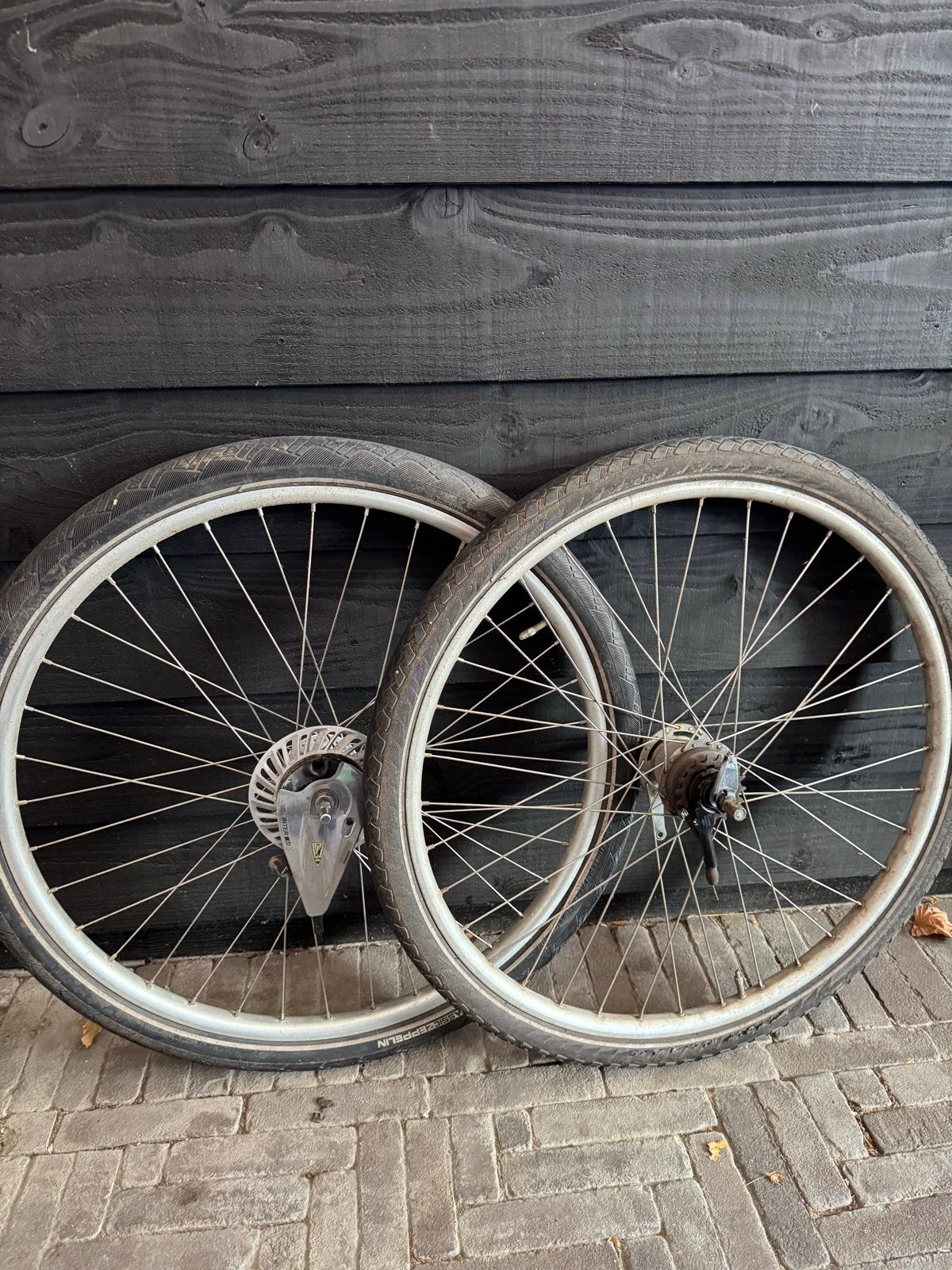 Wielset Shimano Nexus 7 met terugtraprem, Fietsen en Brommers, Gebruikt, Aluminium, Stadsfiets, Ophalen