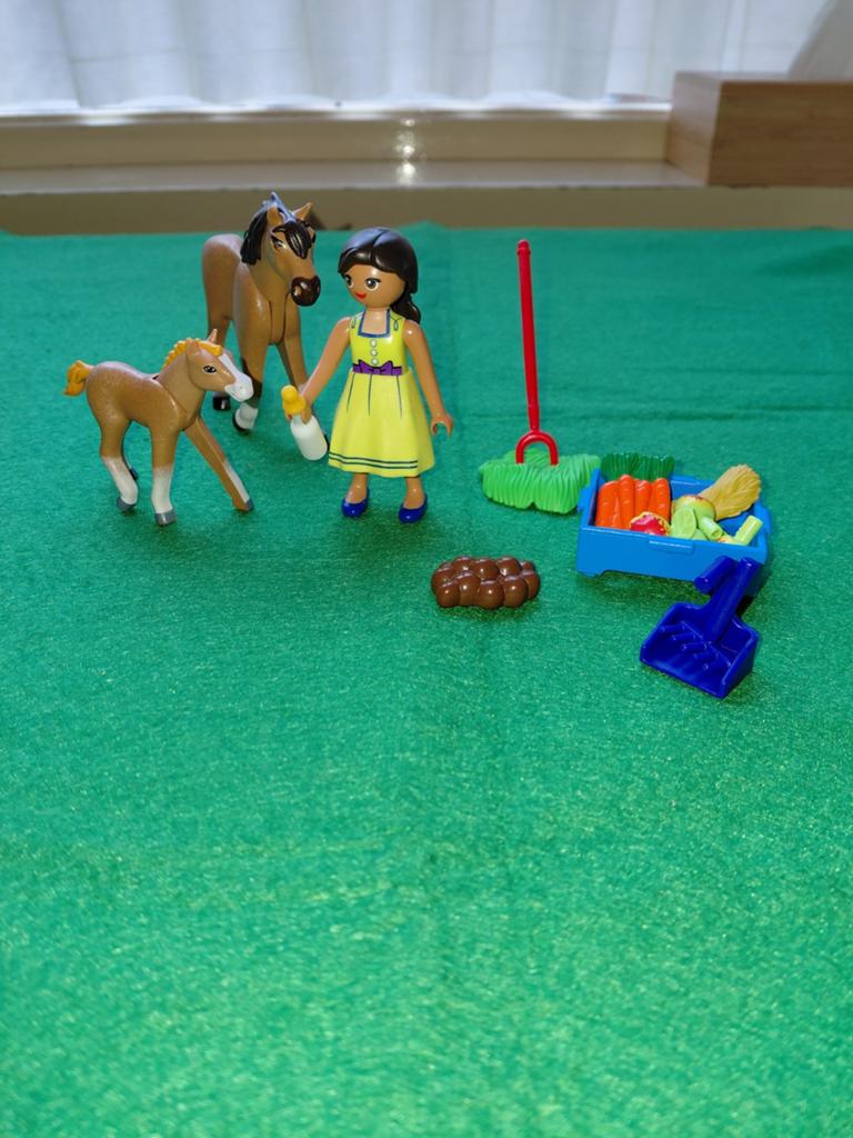 Playmobil Spirit Pru met paarden en accessoires, Ophalen of Verzenden, Zo goed als nieuw, Complete set