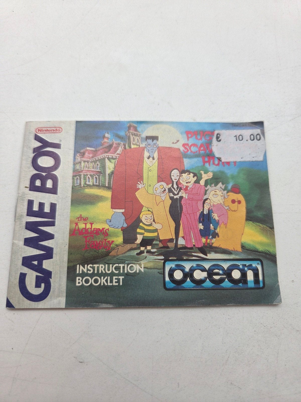 The Addams Family Game Boy Instructieboekje, Gebruikt, 1 speler, Ophalen of Verzenden, Platform
