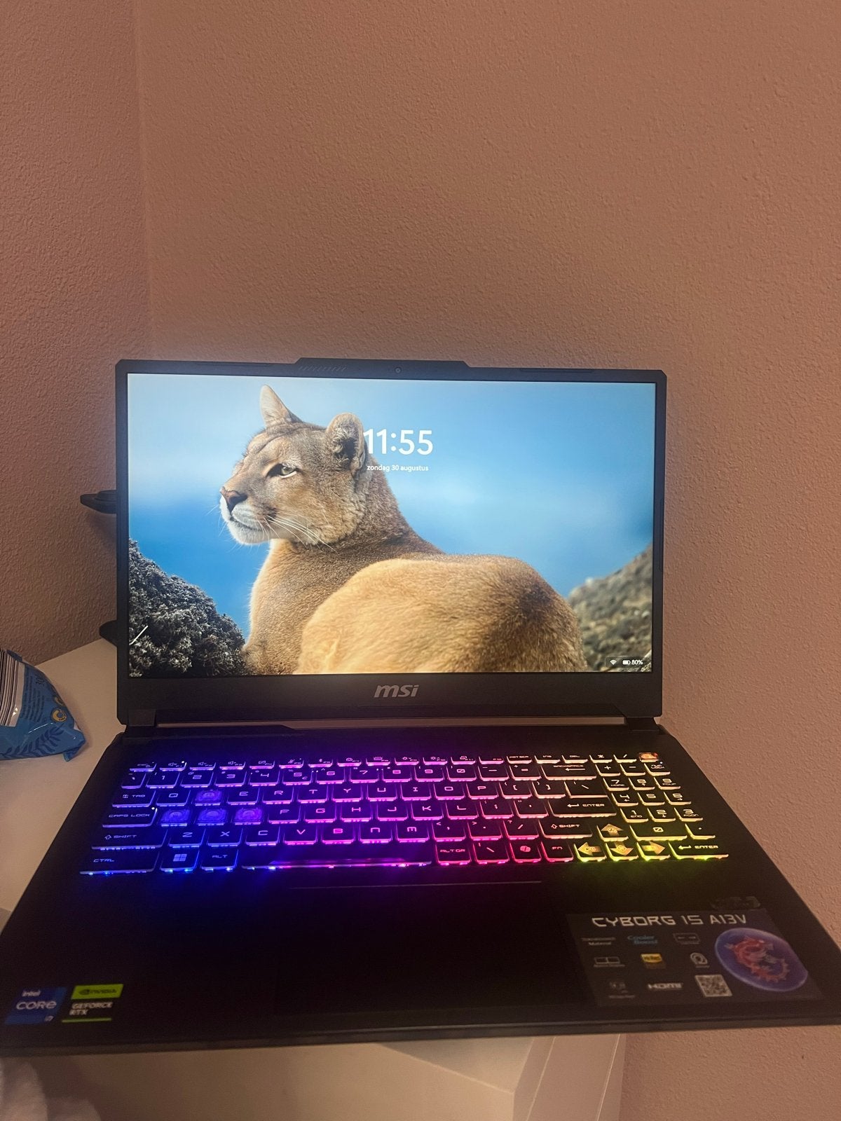 MSI Cyborg A13V Gaming Laptop - Krachtige Prestaties, Computers en Software, Windows Laptops, Met videokaart, Ophalen of Verzenden