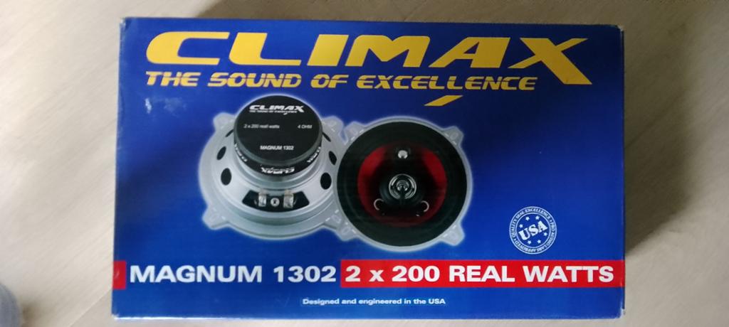 Climax Magnum 1302 Autospeakers - 2x 200W, Auto diversen, Autospeakers, Ophalen of Verzenden