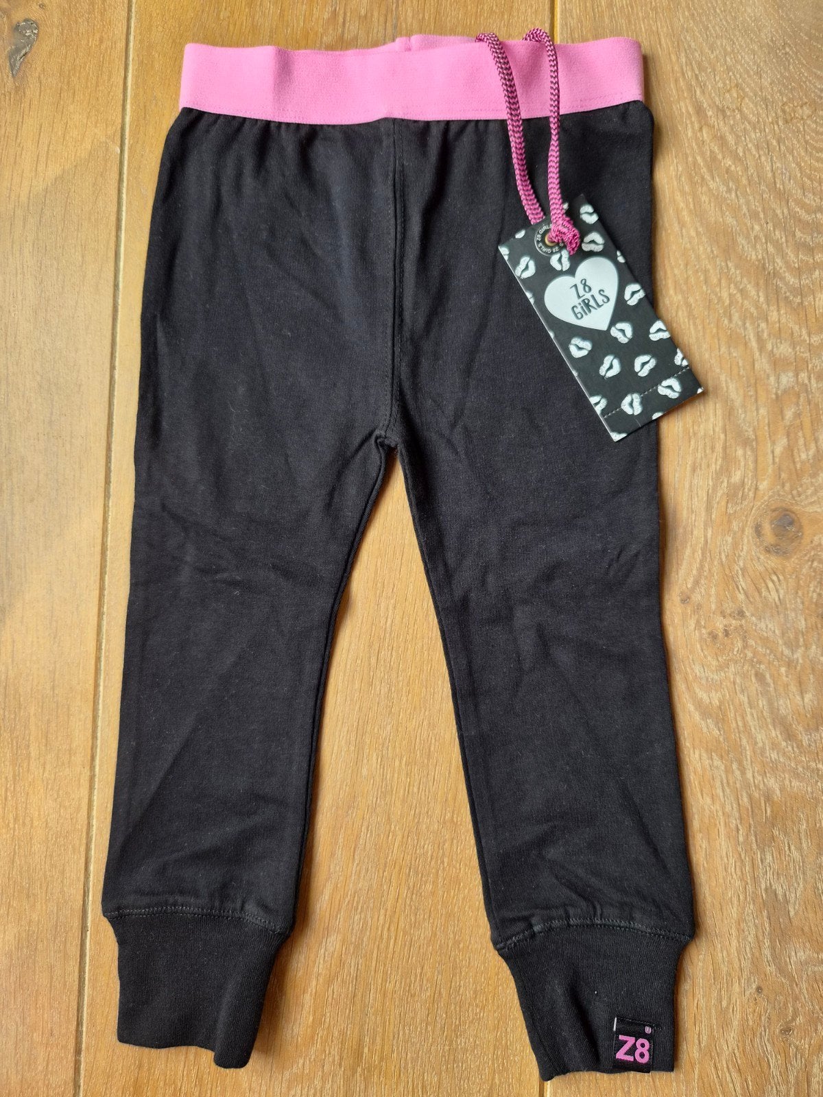 Zwarte Z8 Girls legging met roze band - Nieuw met kaart, Ophalen of Verzenden, Nieuw, Z8 Girls, Meisje
