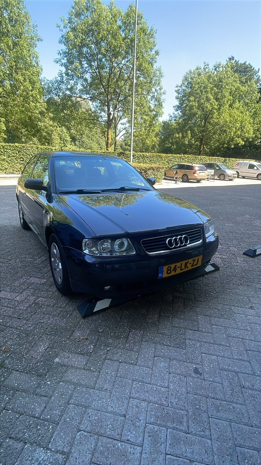 Audi A3 1.6 75KW 3D 2003 Zwart, Auto's, Audi, Voorwielaandrijving, 1200 kg, Handgeschakeld, Particulier