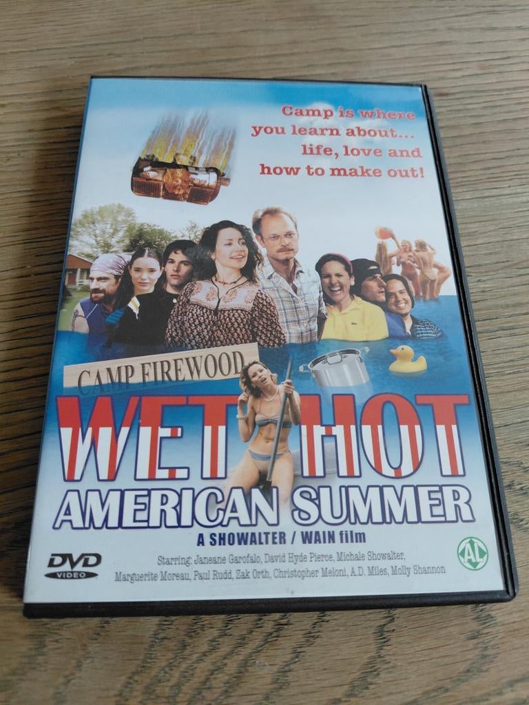 Wet Hot American Summer dvd., Alle leeftijden, Ophalen of Verzenden, Zo goed als nieuw