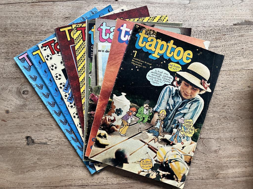 Diverse Okki's en Taptoe's, jaren 1973 t/m 1981., Gelezen, Europa, Ophalen of Verzenden, Meerdere comics