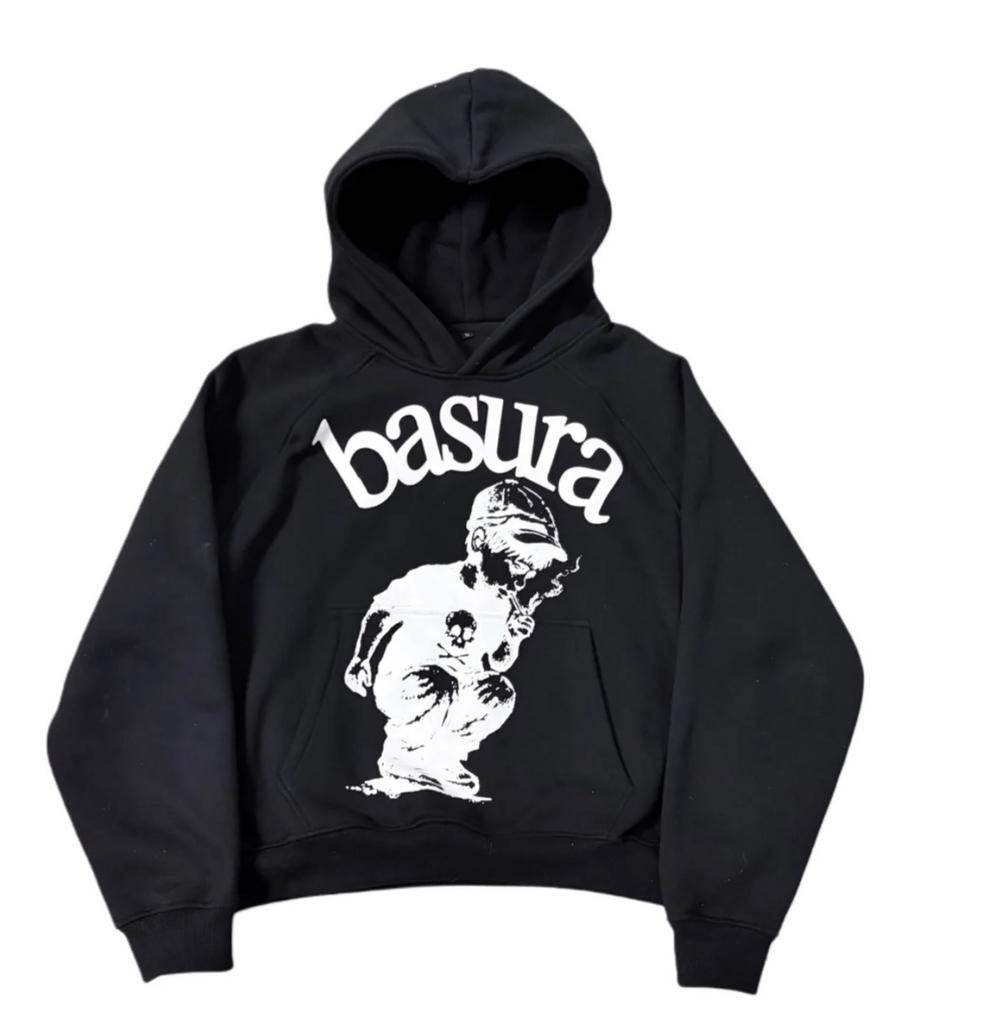 Wasted Youth Hoodie by Basura, Ophalen of Verzenden, Nieuw, Zwart
