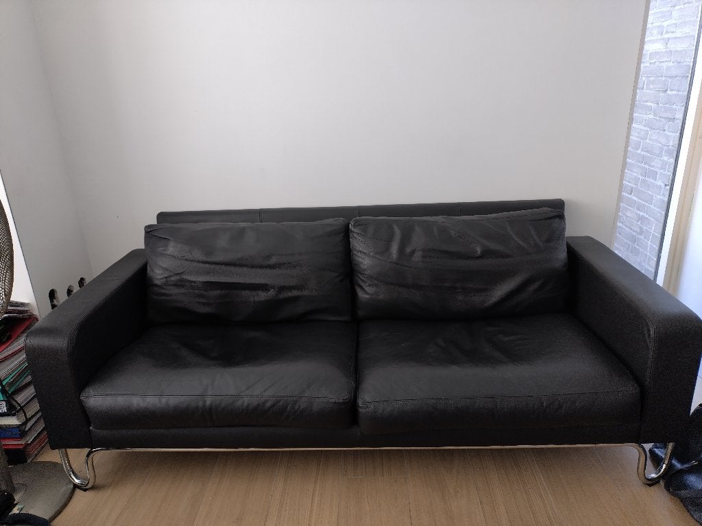 Bank Gispen, Ophalen, Driepersoons, 75 tot 100 cm, Zo goed als nieuw