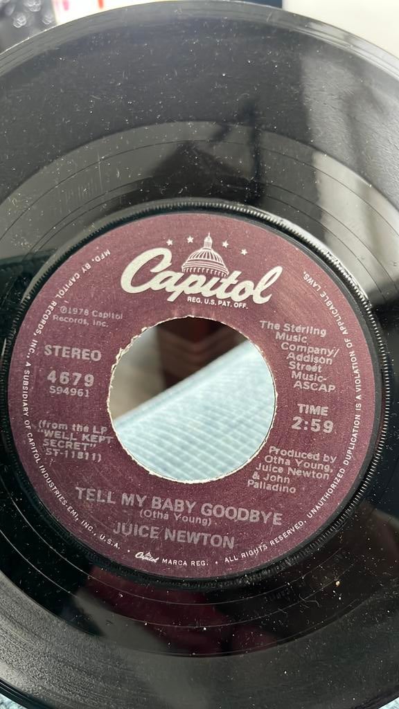 Juice Newton - tell my baby goodbye, Ophalen of Verzenden, Zo goed als nieuw