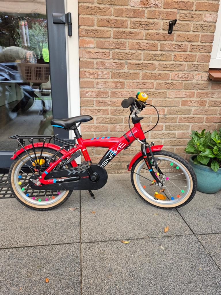 Batavus Snake Loekie jongensfiets 16 inch, Ophalen, Gebruikt, Velgrem, Batavus