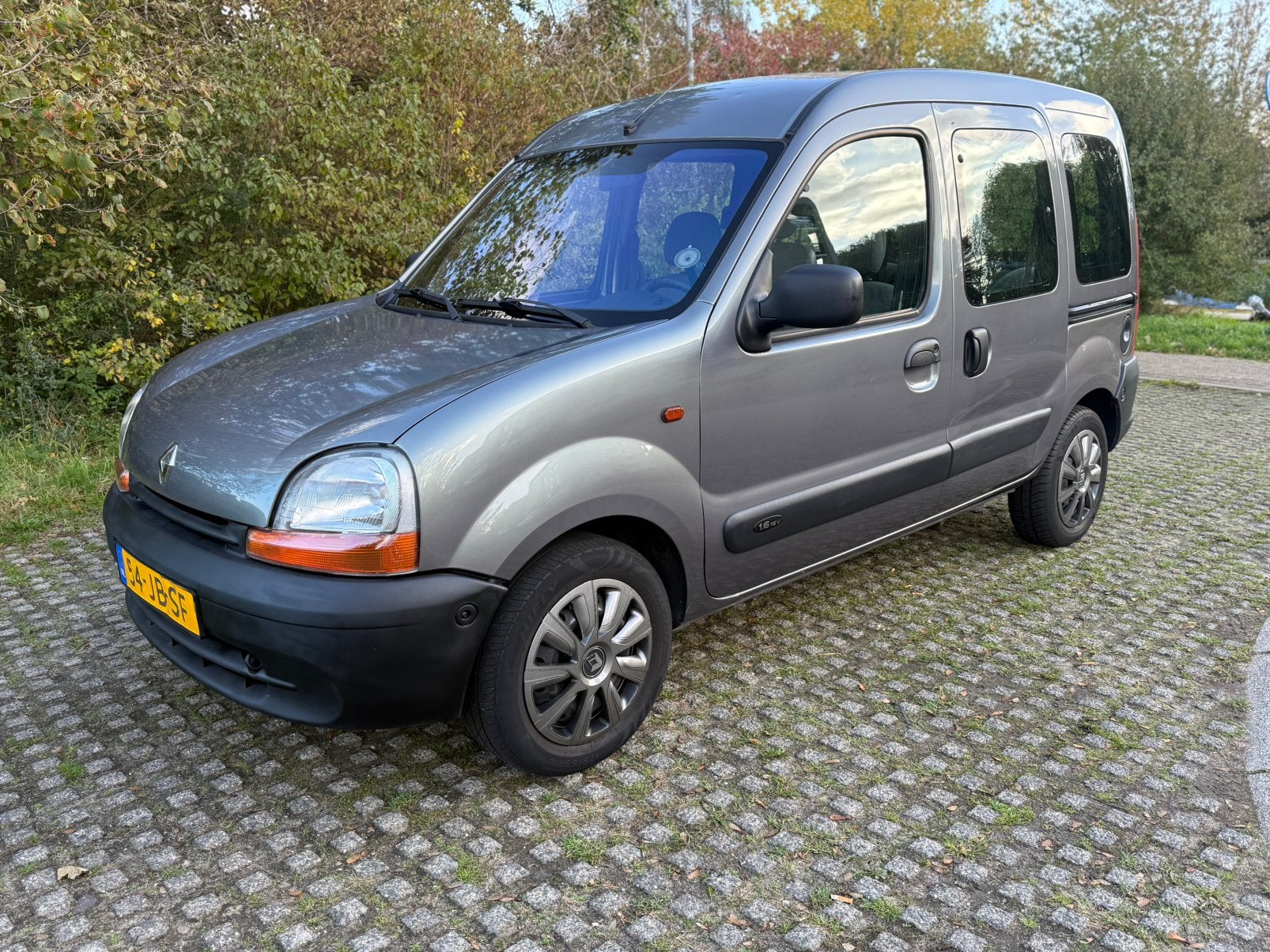Renault Kangoo 1.6 Rolstoelbus, Auto's, Elektrische ramen, Stof, 750 kg, Origineel Nederlands