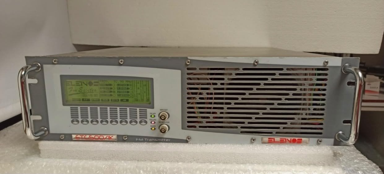 elenos 1500w fm zender, Ophalen of Verzenden, Zo goed als nieuw, Zender