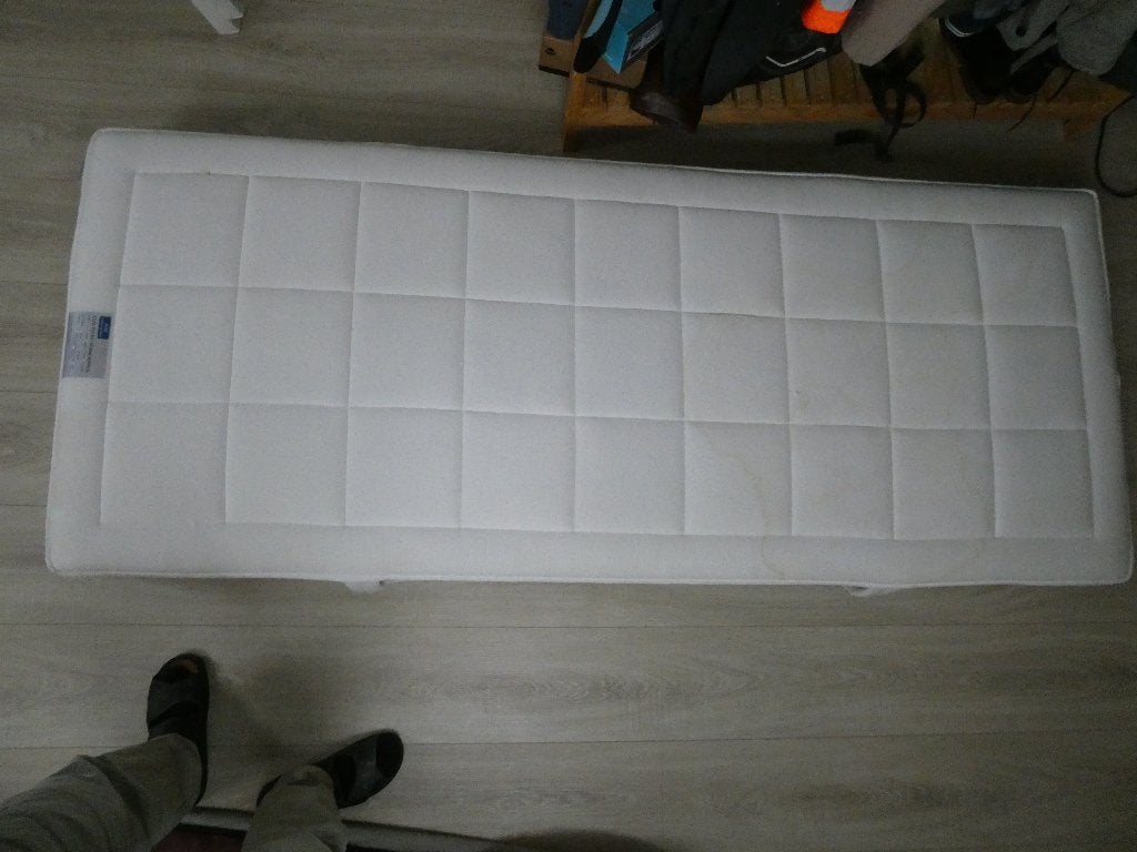 Matras AVEK  luxe pocketvering 8 slags 90x220, Ophalen, Gebruikt, 90 cm, Eenpersoons
