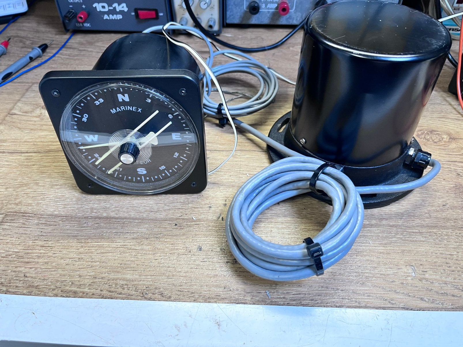 Marinex kompas inbouw 12 volt, Watersport en Boten, Ophalen, Gebruikt, Gps of Kompas