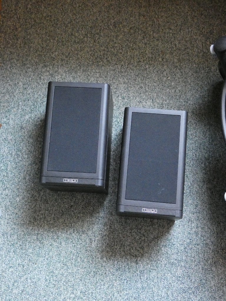 2x Mission monitor luidspreker (Mission 760), Audio, Tv en Foto, Luidsprekers, Ophalen of Verzenden, Zo goed als nieuw, Boekenplank luidspreker