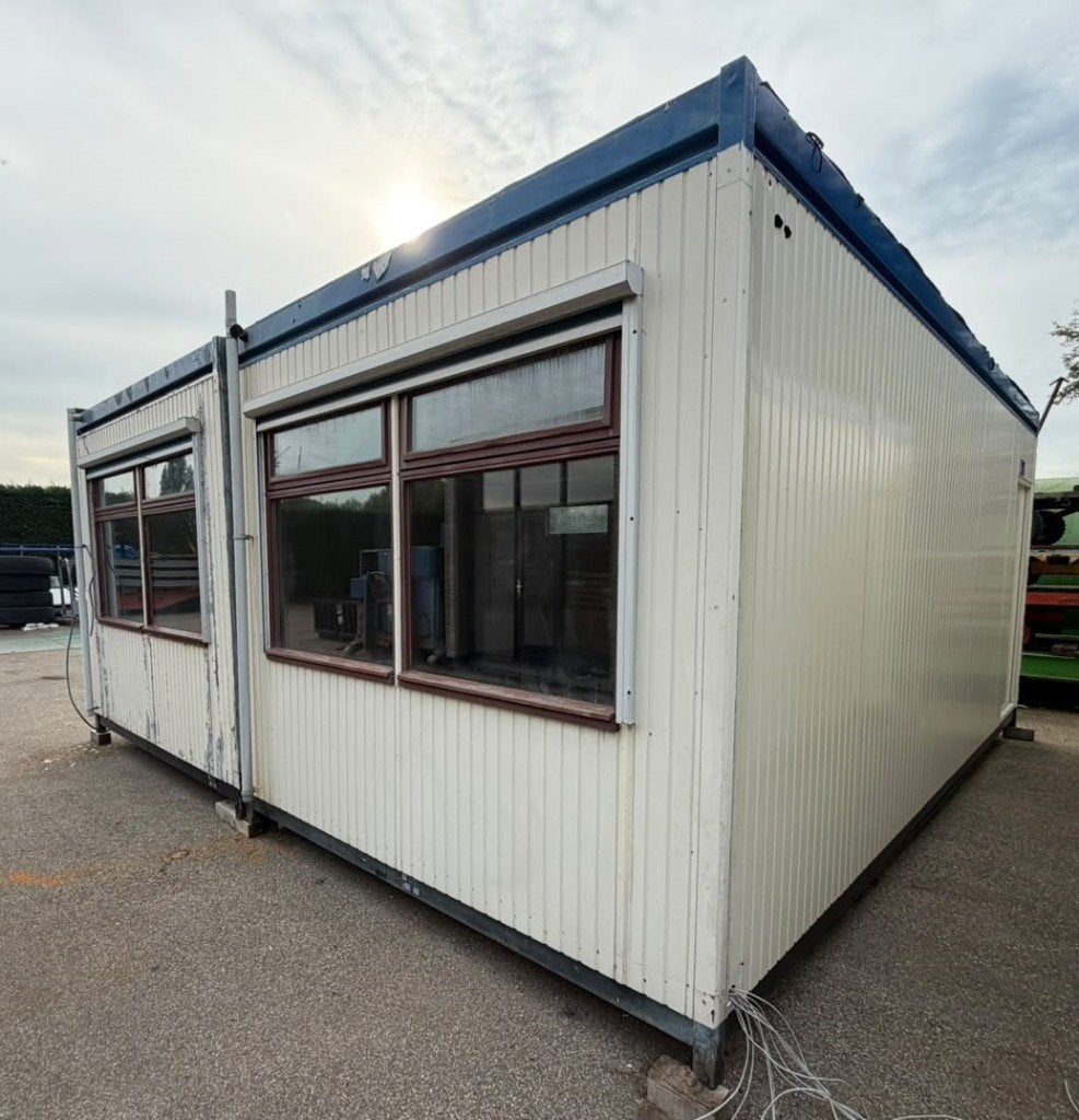 Kantoorunit, Bouw-schaftkeet, Woonunit. 6 x 6. Opknapper!!, Ophalen, Gebruikt