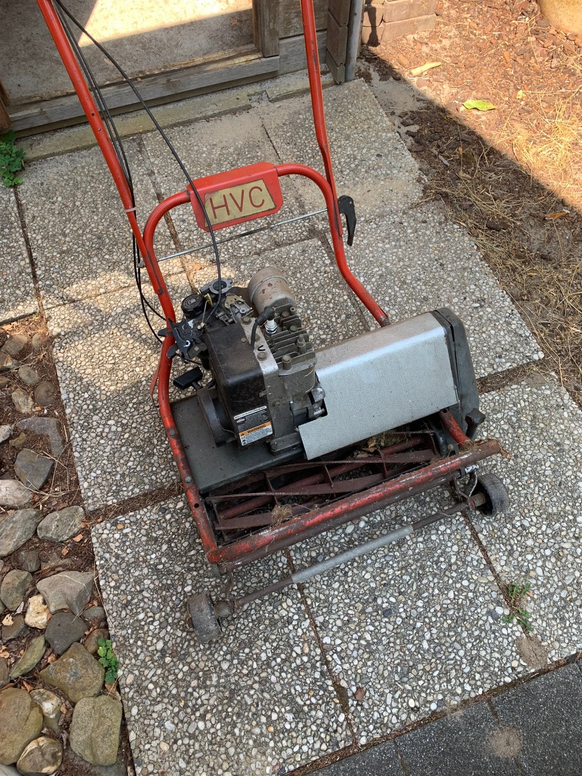 Benzine maaier, Ophalen, Gebruikt, Opvangbak, Benzine-grasmaaier