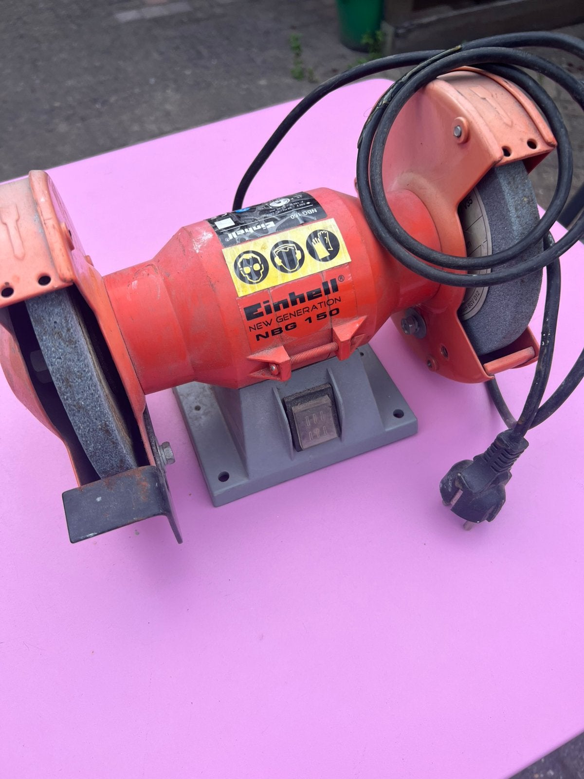 Einheill NBG-150, Ophalen of Verzenden, Gebruikt, Minder dan 700 watt, Werkbankslijpmachine