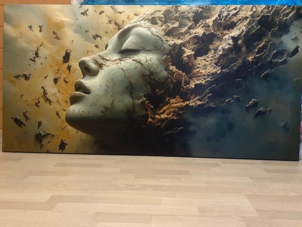 schilderkunst 'BRAINSTORM", Antiek en Kunst, Ophalen of Verzenden