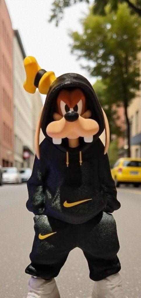 Nieuw 3D geprint Disney beeld Goofy in nonchalante houding., Verzamelen, Disney, Beeldje of Figuurtje, ., Nieuw, Ophalen of Verzenden